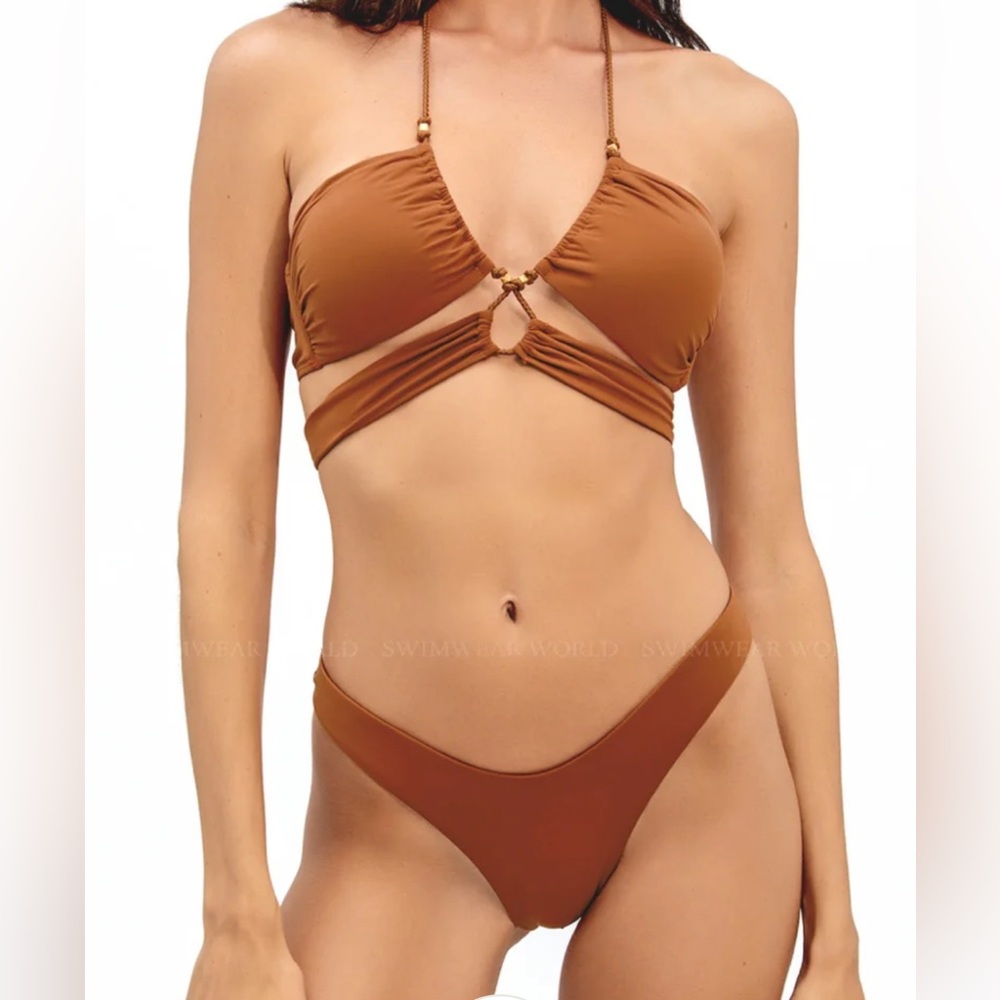 Vix by Paula Hermanny rust bikini bathing suit size small